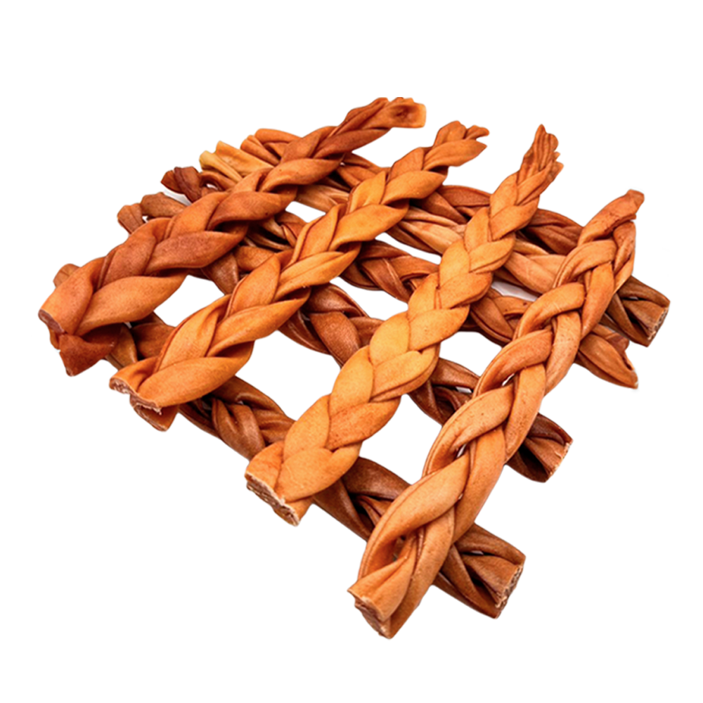 Braided Collagen Sticks 12" – Natural Dog Treat
