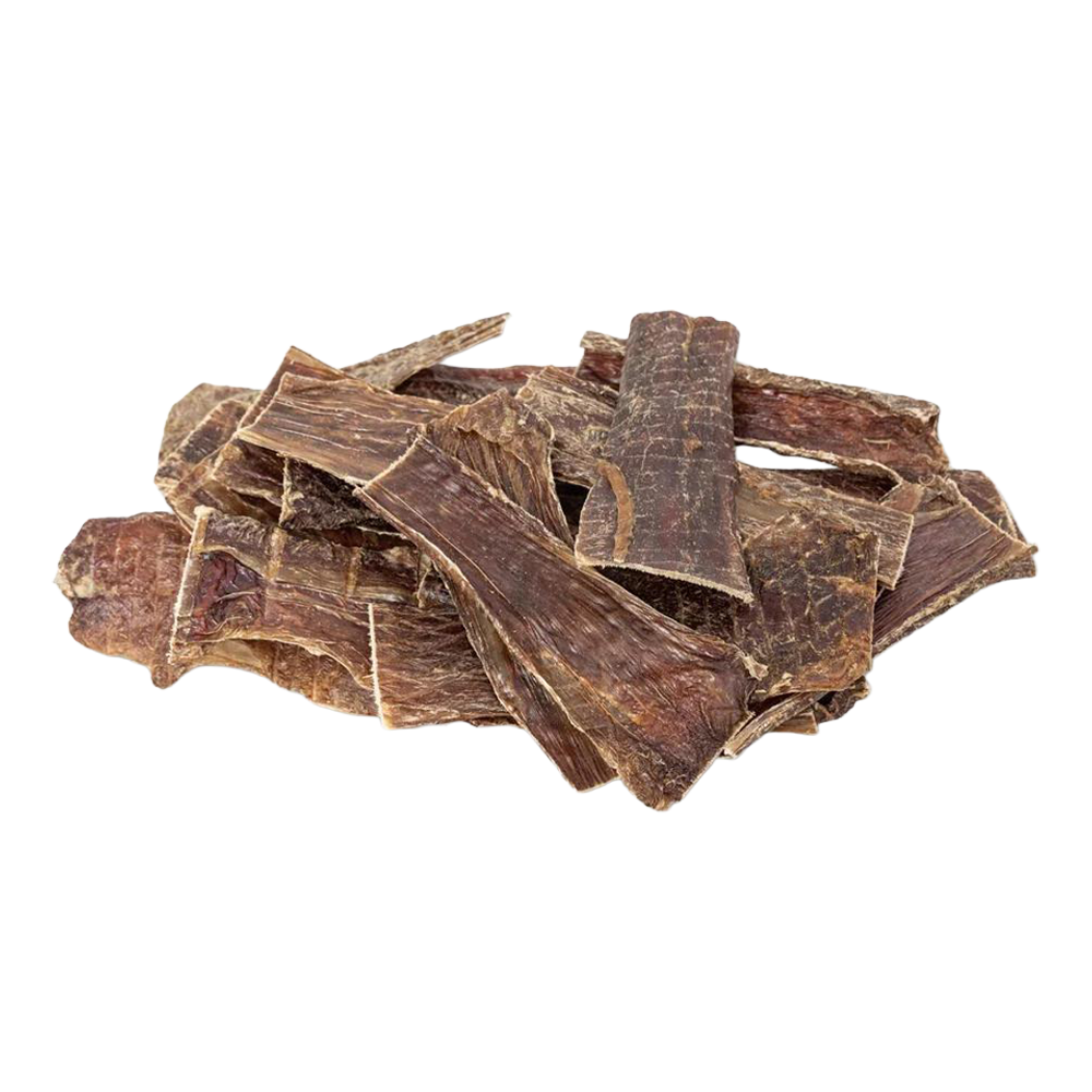 Flat Beef Jerky (6”) – Beef Esophagus Dog Chew