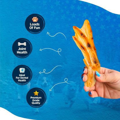 Stark Sticks Duck Feet for Dogs, Dehydrated Dog Treats, Snacks (Pack of 30) – Dog Chews for Medium Dogs and Small Dogs, Single-Ingredient & Fully Digestible