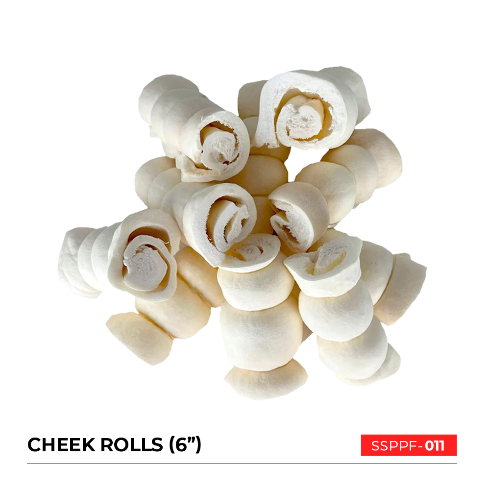 Cheek Rolls 6"