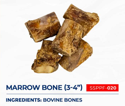 Marrow Bone (3–4”) – Bovine Bone Chew